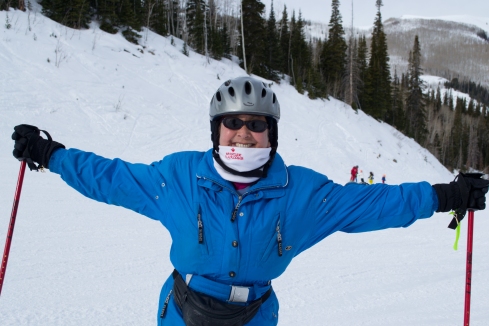 Zlata Kovac feels the joy of Park City skiing