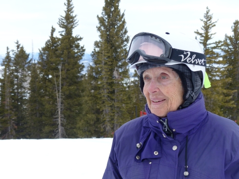 Edie Dempster skis much of the Rocky Mountain West with Road Scholar.